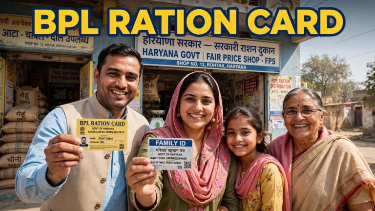 BPL ration card automatically through Family ID for Haryana families with income below Rs 1.80 lakh