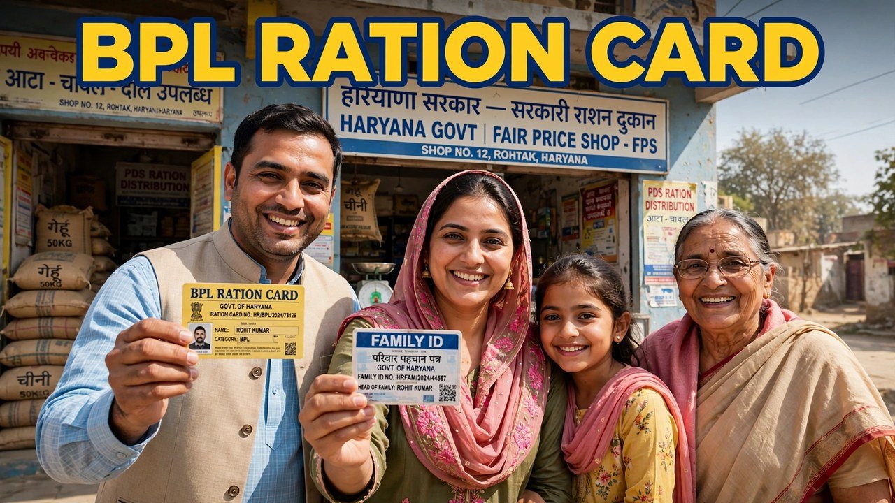 BPL ration card automatically through Family ID for Haryana families with income below Rs 1.80 lakh