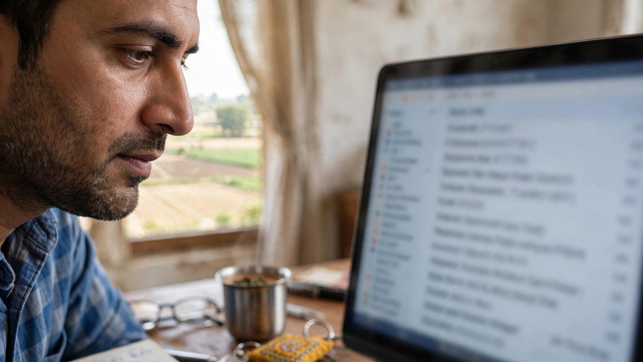 Citizen reading each family member name in the PPP member list after OTP verification on the Mera Parivar portal.