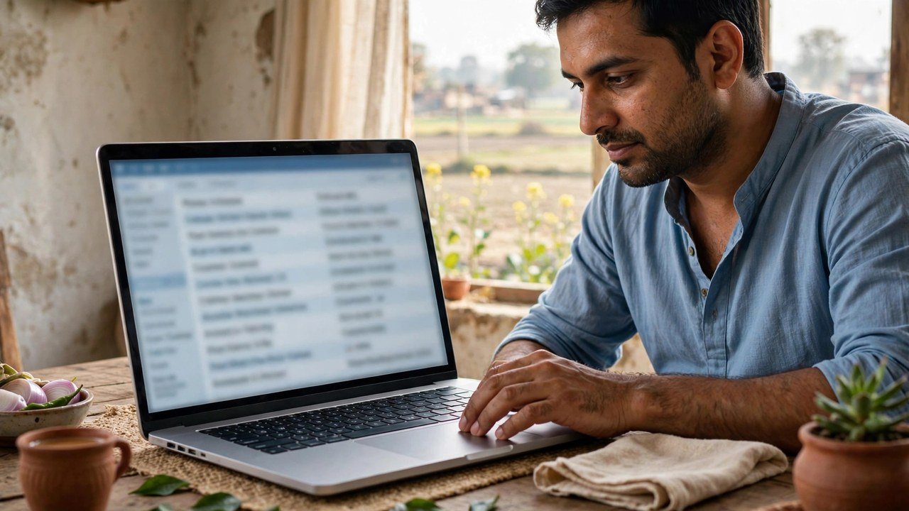 Citizen opening the family record on the Mera Parivar portal to check the PPP status