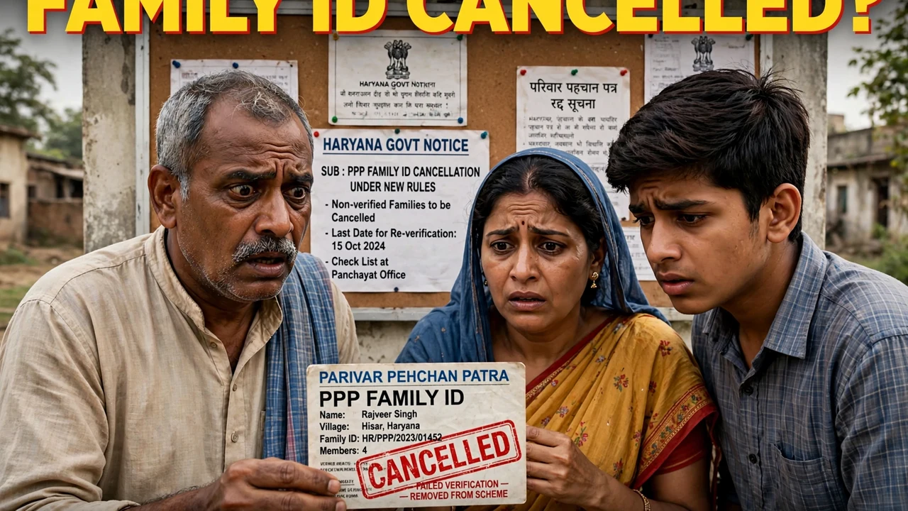 Family ID cancelled Haryana new rules check your name in list