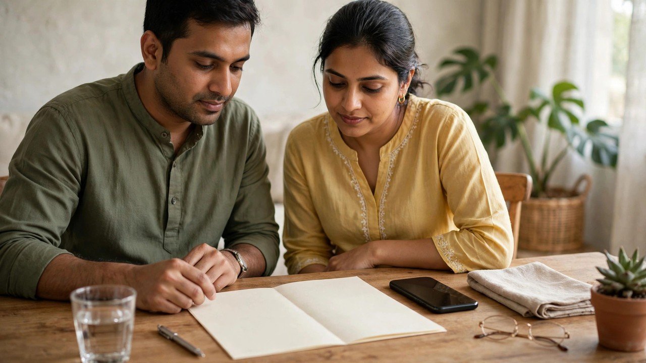 Parents keeping a newborn birth certificate ready to add the baby as a new member in the Family ID